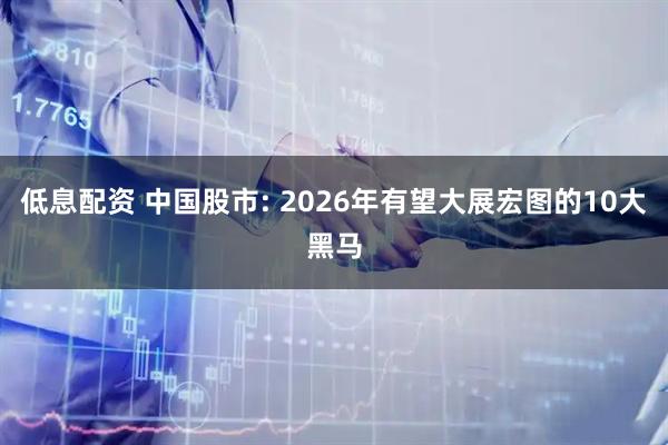 低息配资 中国股市: 2026年有望大展宏图的10大黑马